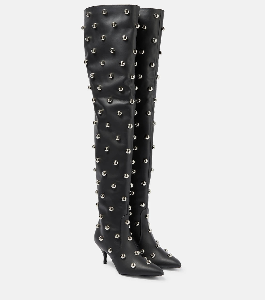 Magda Butrym - Embellished leather over the knee boots
