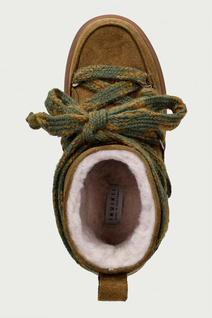 Inuikii Suede Knot kadın süet kar botu