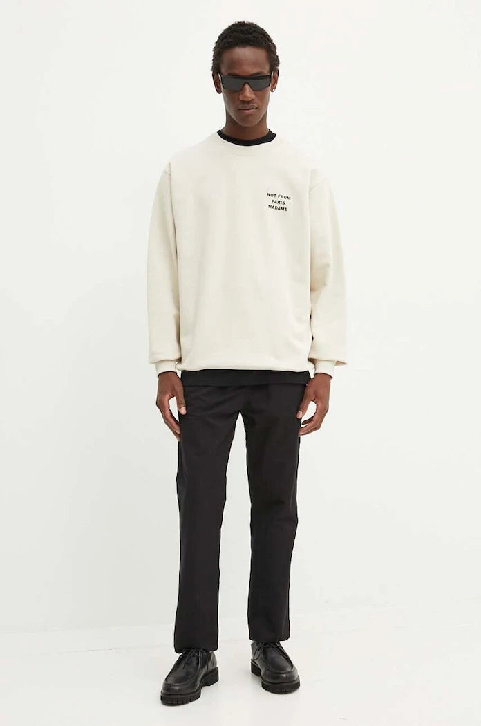 Pamuklu sweatshirt Drôle de Monsieur