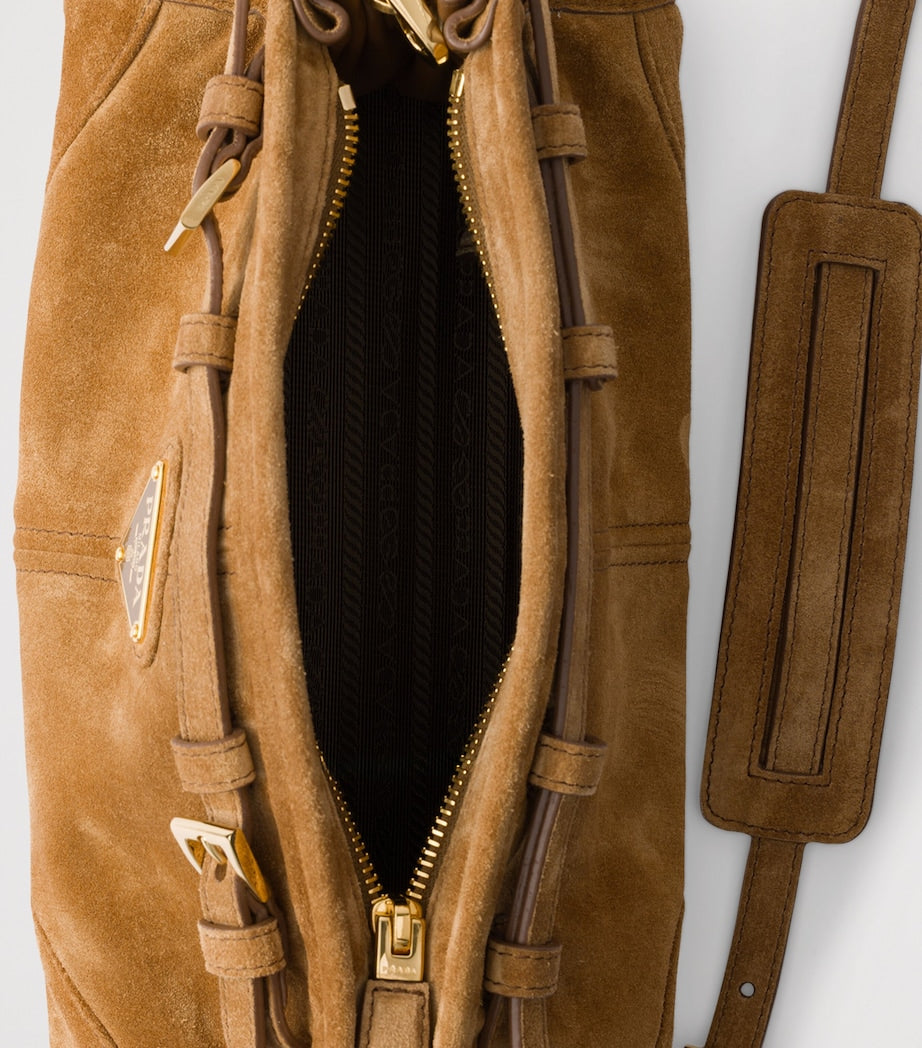 Prada Small Leather Bonnie Top-Handle Bag