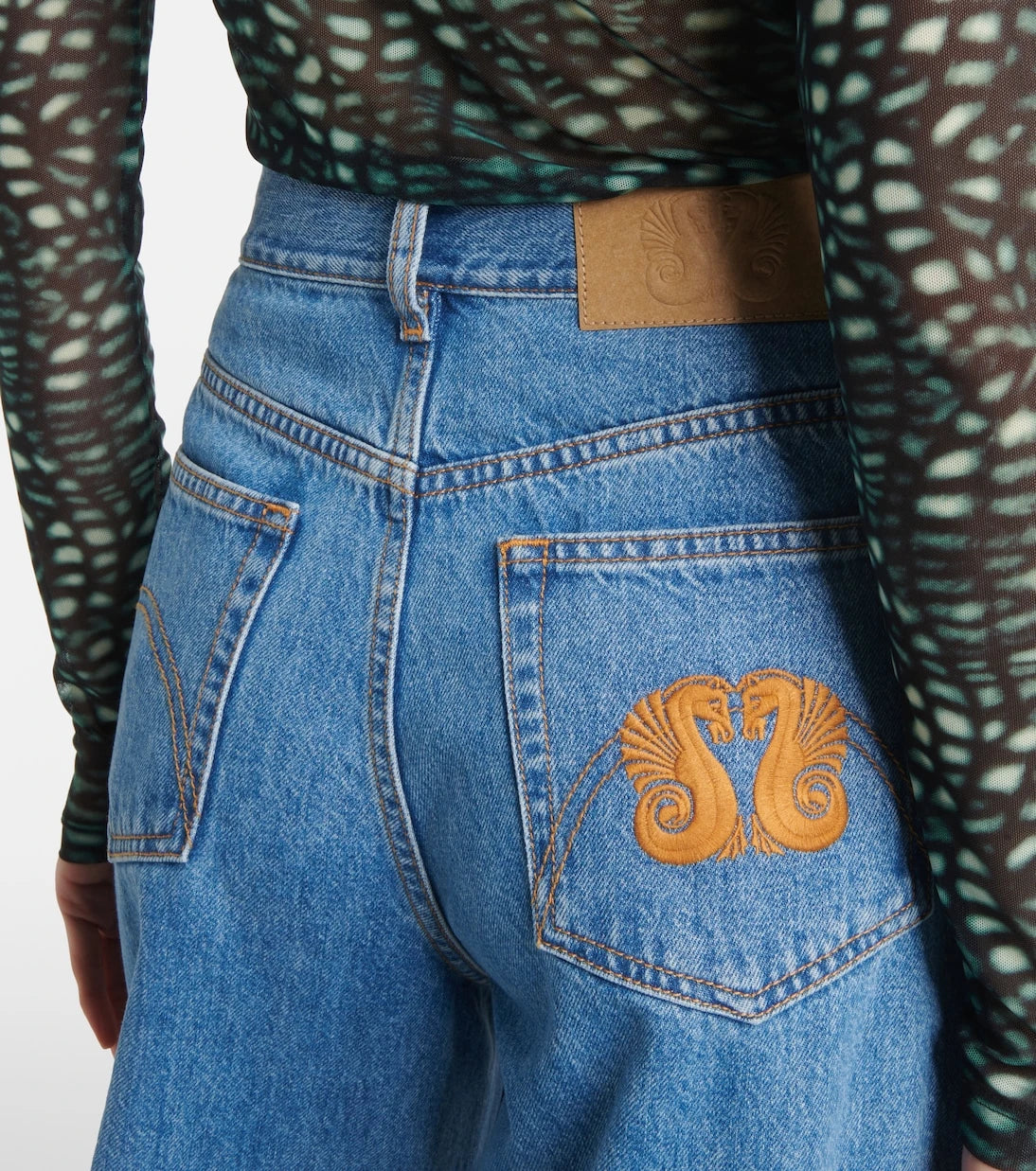 Blazé Milano - Java high-rise wide-leg jeans