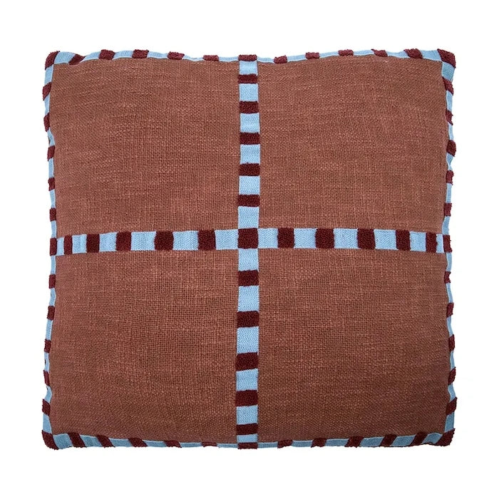 House Doctor HDCross 50 x 50 cm Pamuk Dekoratif Yastık Kılıfı