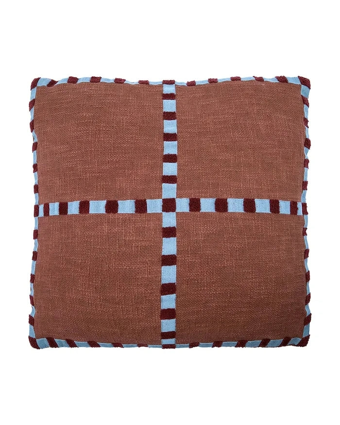 House Doctor HDCross 50 x 50 cm Pamuk Dekoratif Yastık Kılıfı