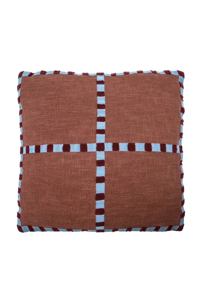 House Doctor HDCross 50 x 50 cm Pamuk Dekoratif Yastık Kılıfı