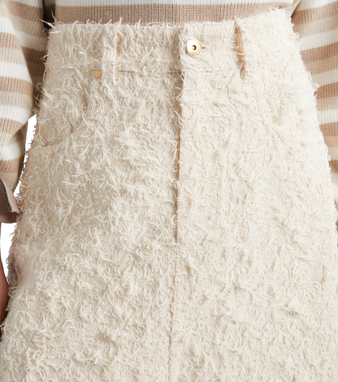 Brunello Cucinelli - Denim midi skirt