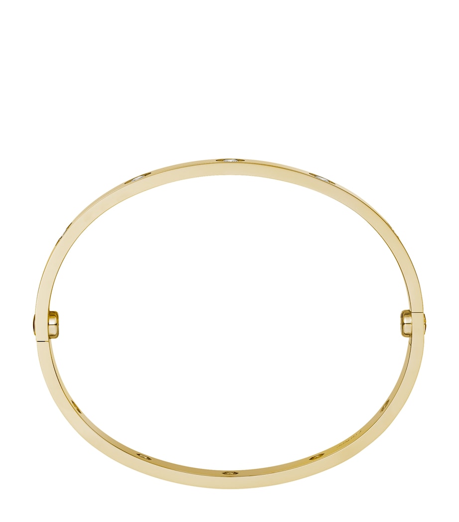 LOVE Classic Yellow Gold 10-Diamond Bracelet