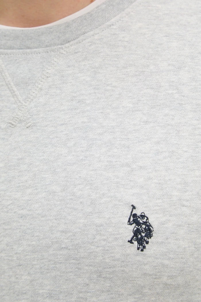 U.S. Polo Assn. erkek pamuklu sweatshirt DHM LB CREW