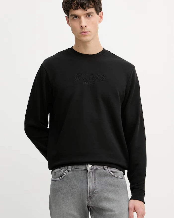Guess erkek pamuklu sweatshirt