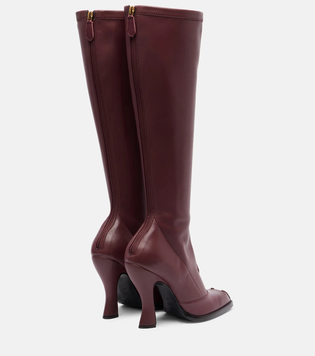 Etro - Studded leather knee-high boots