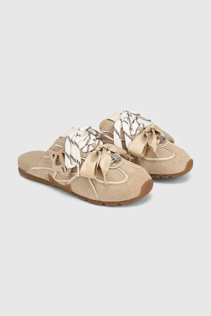 Naked Wolfe чехли дамски от велур Admire Off White Suede