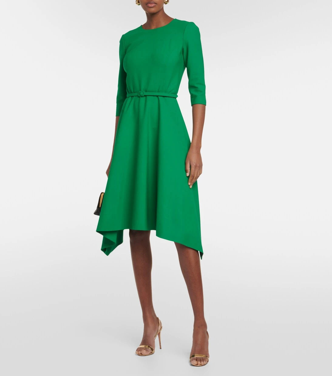 Oscar de la Renta - Wool-blend midi dress