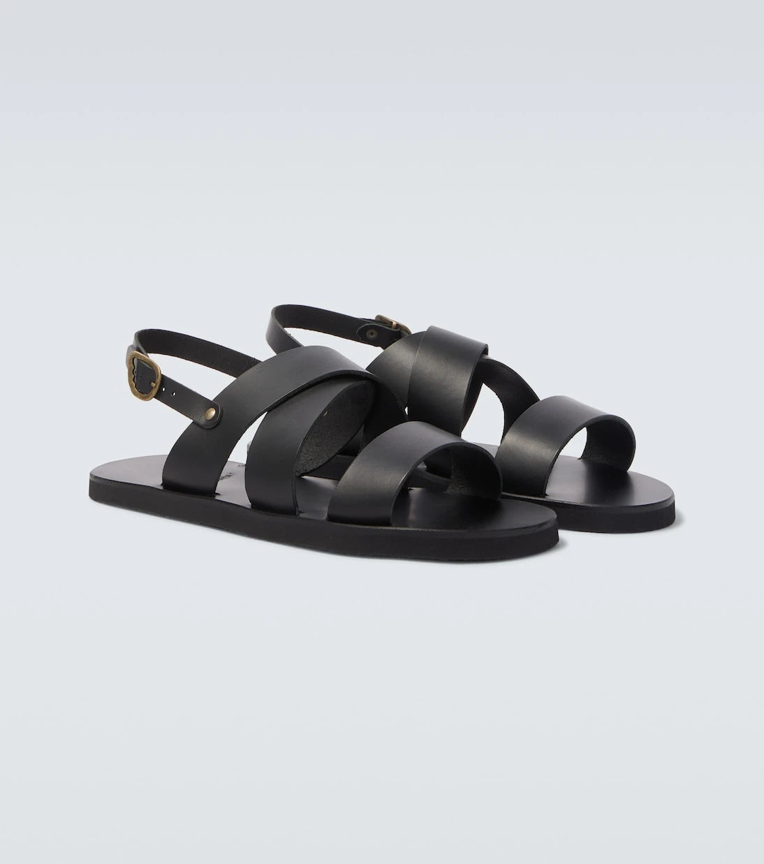Ancient Greek Sandals - Miltos leather slingback sandals