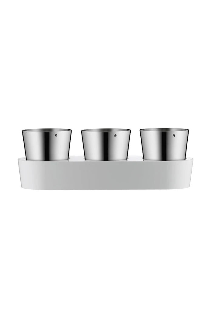WMF Gourmet Çiçek Saksısı ve Tabak Seti (3 Parça)