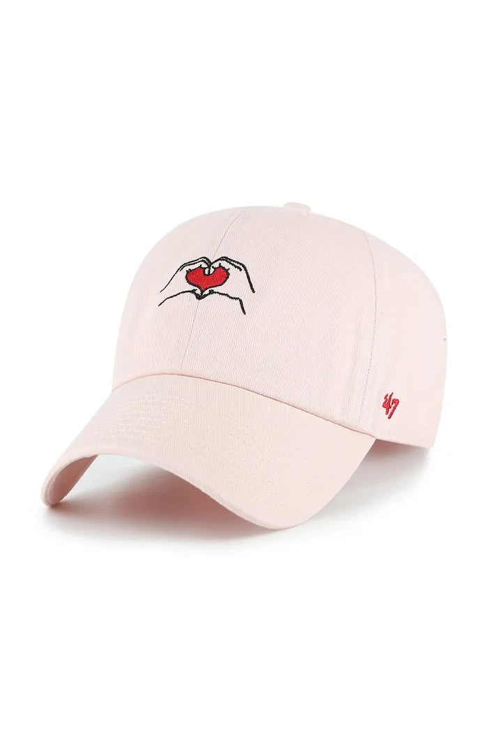 Памучна шапка с козирка 47 brand Love Base Runner Icon