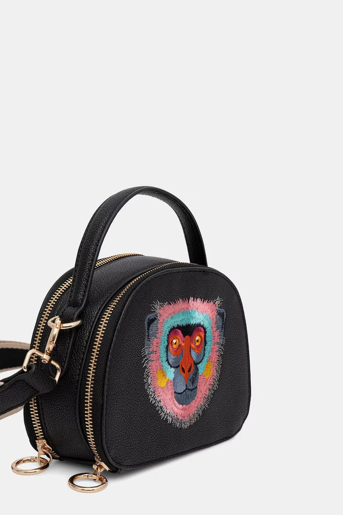 Medicine suni deri crossbody kadın çantası