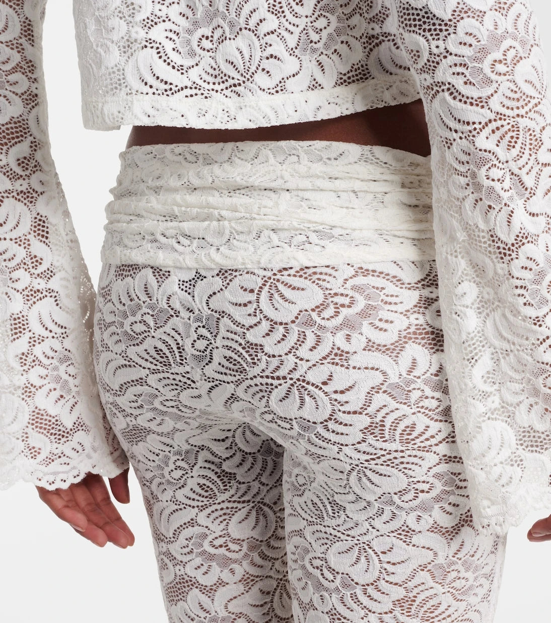 Bananhot - Vecna sheer lace flared pants