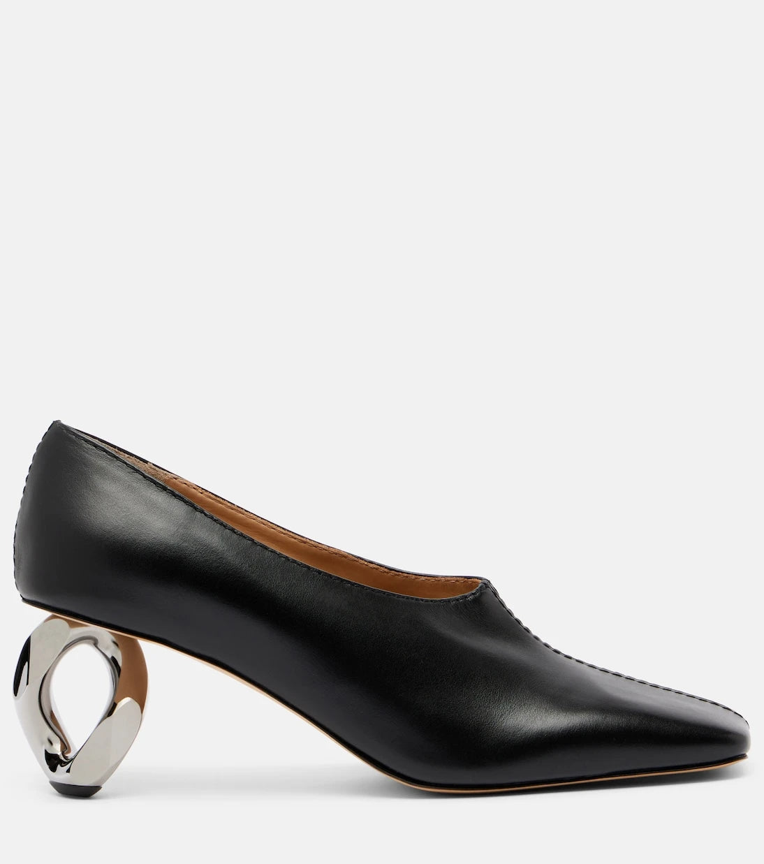 JW Anderson - Chain 95 leather pumps