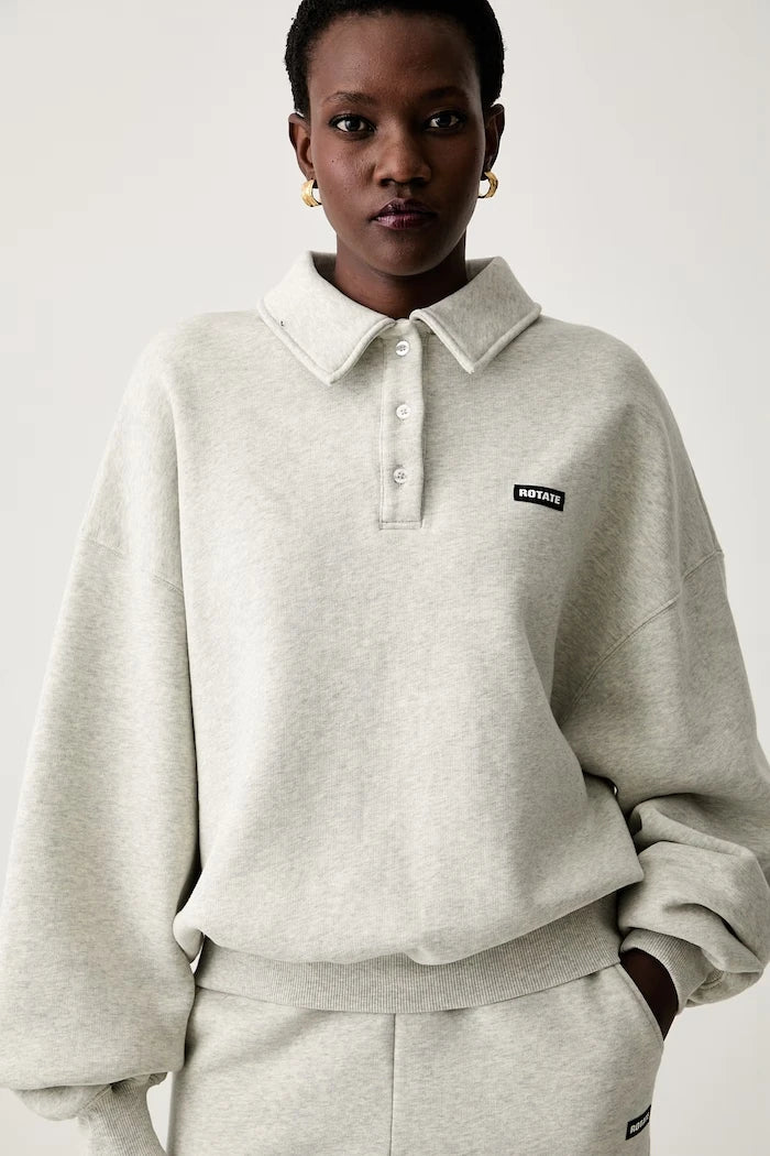 Pamuklu kadın sweatshirt