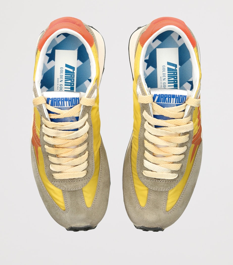 Yellow Running Marathon Sneakers