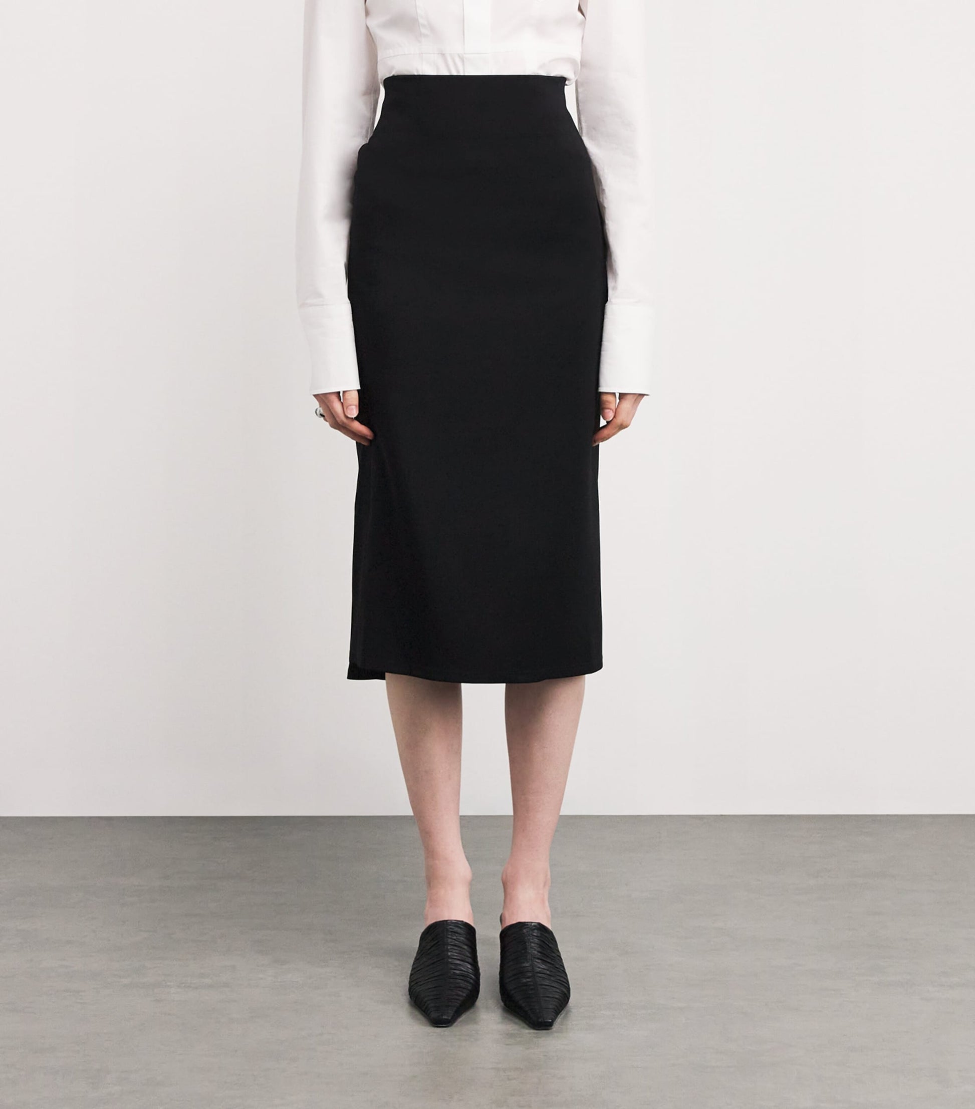 Jacquemus Black The Sablier Pencil Skirt