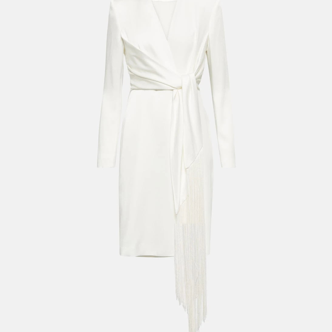 Max Mara - Bridal Maura satin wrap dress