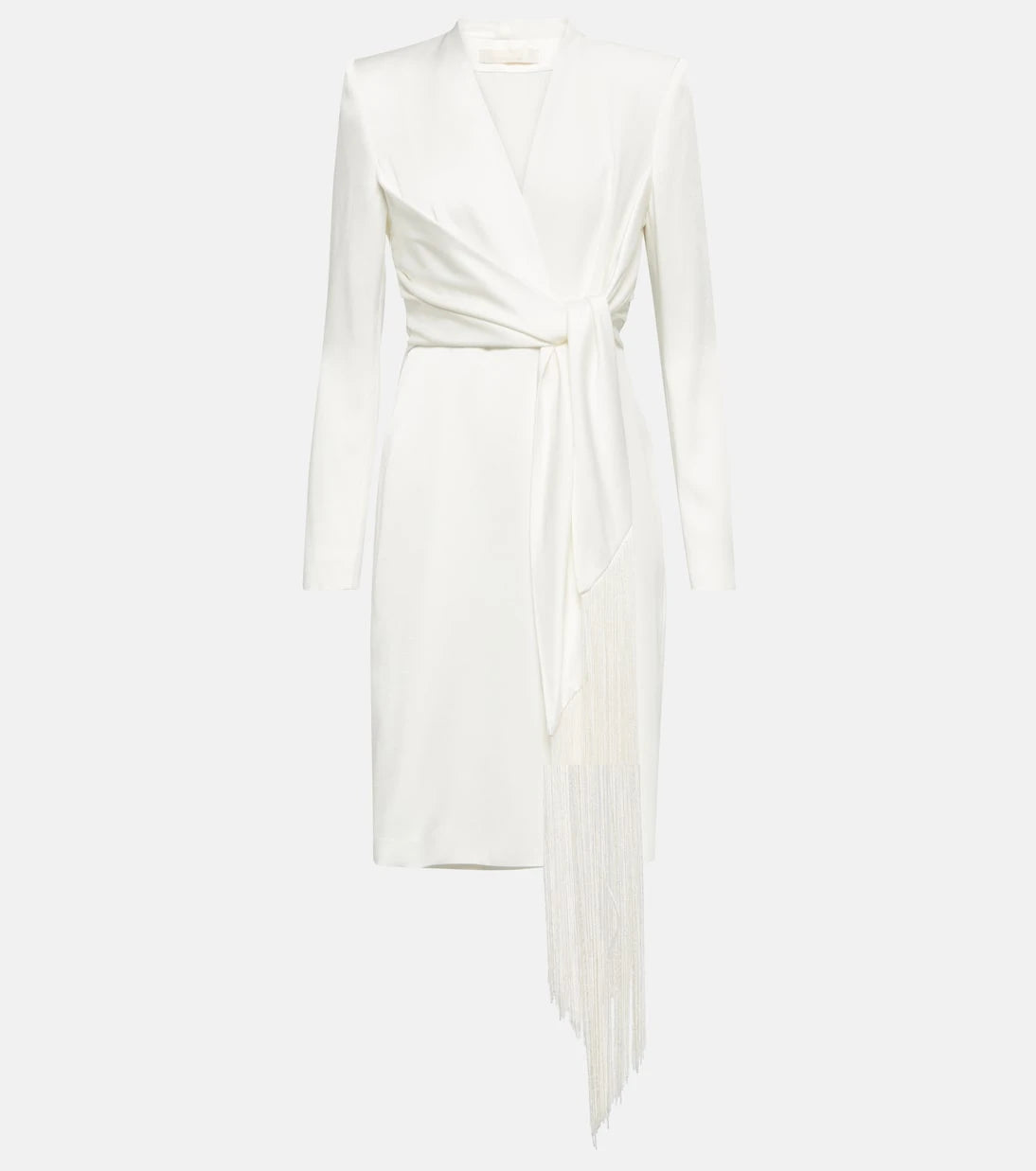 Max Mara - Bridal Maura satin wrap dress