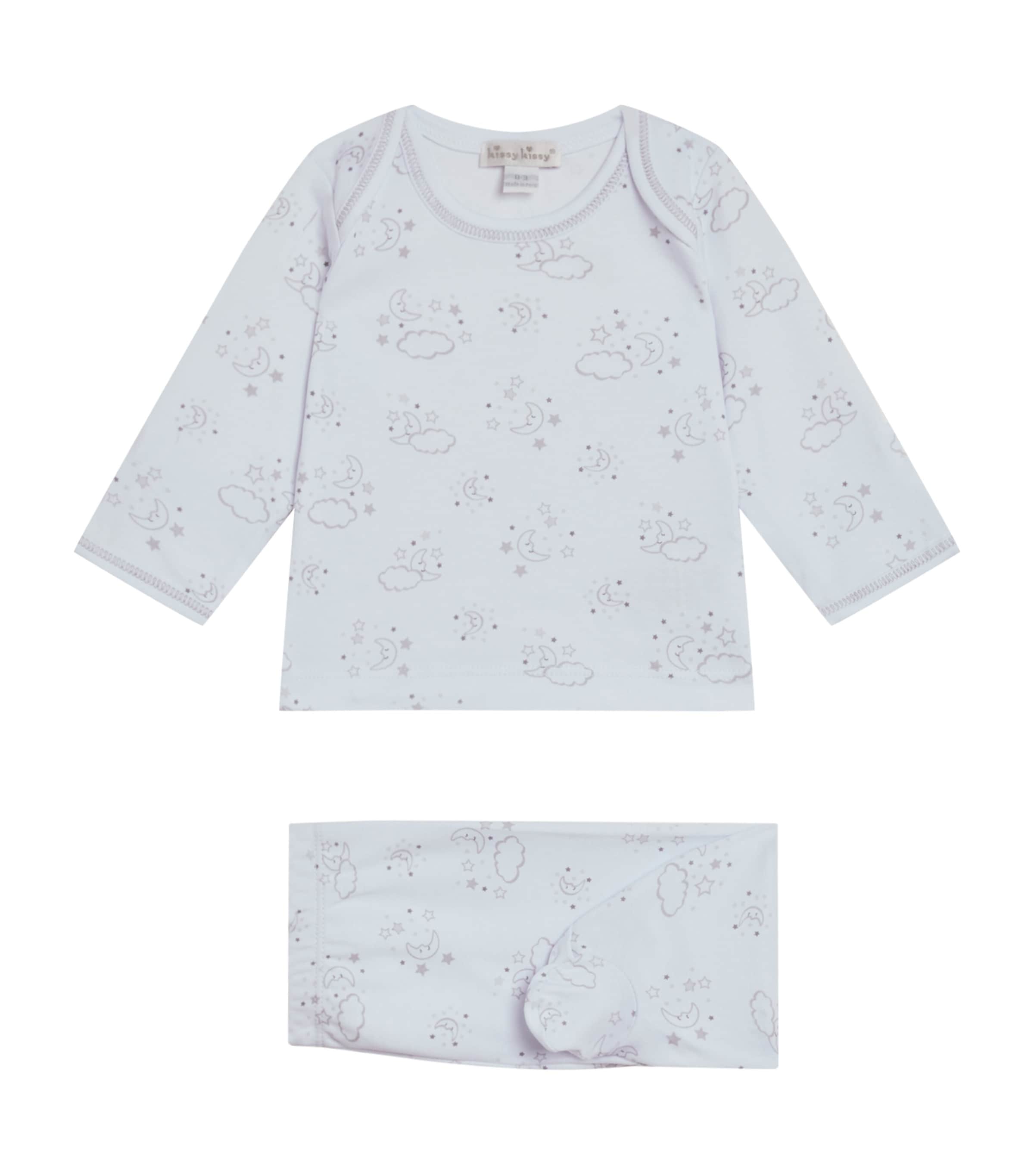 Pima Cotton Cheerful Good Night Pyjama Set (Newborn - 6 Months)