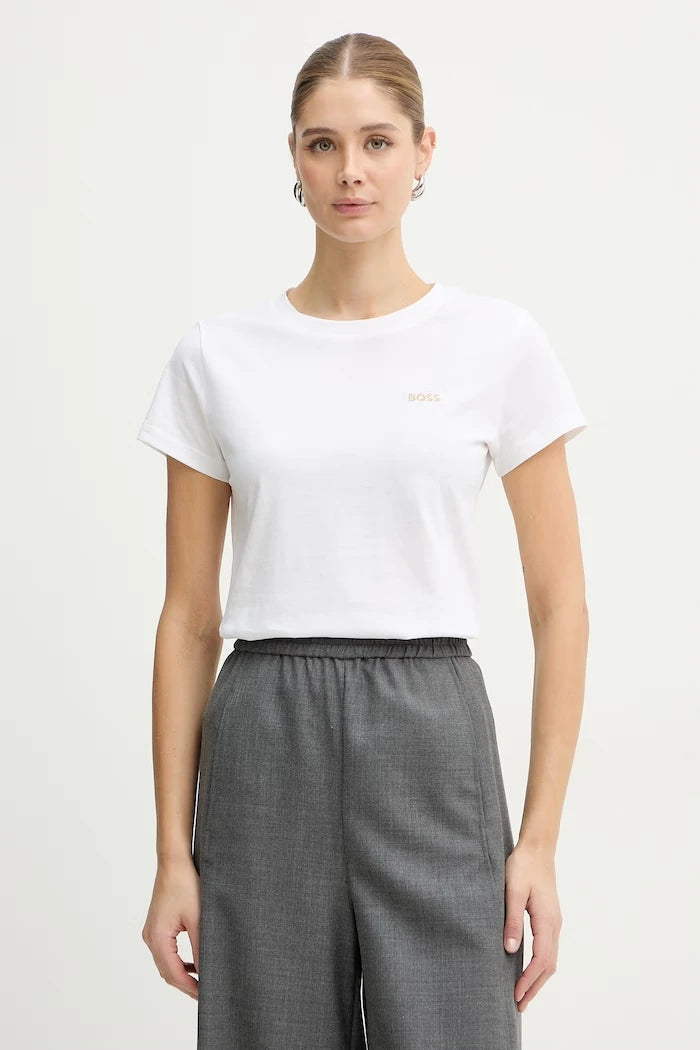 BOSS Orange basic kadın pamuklu T-shirt C Esogo 1