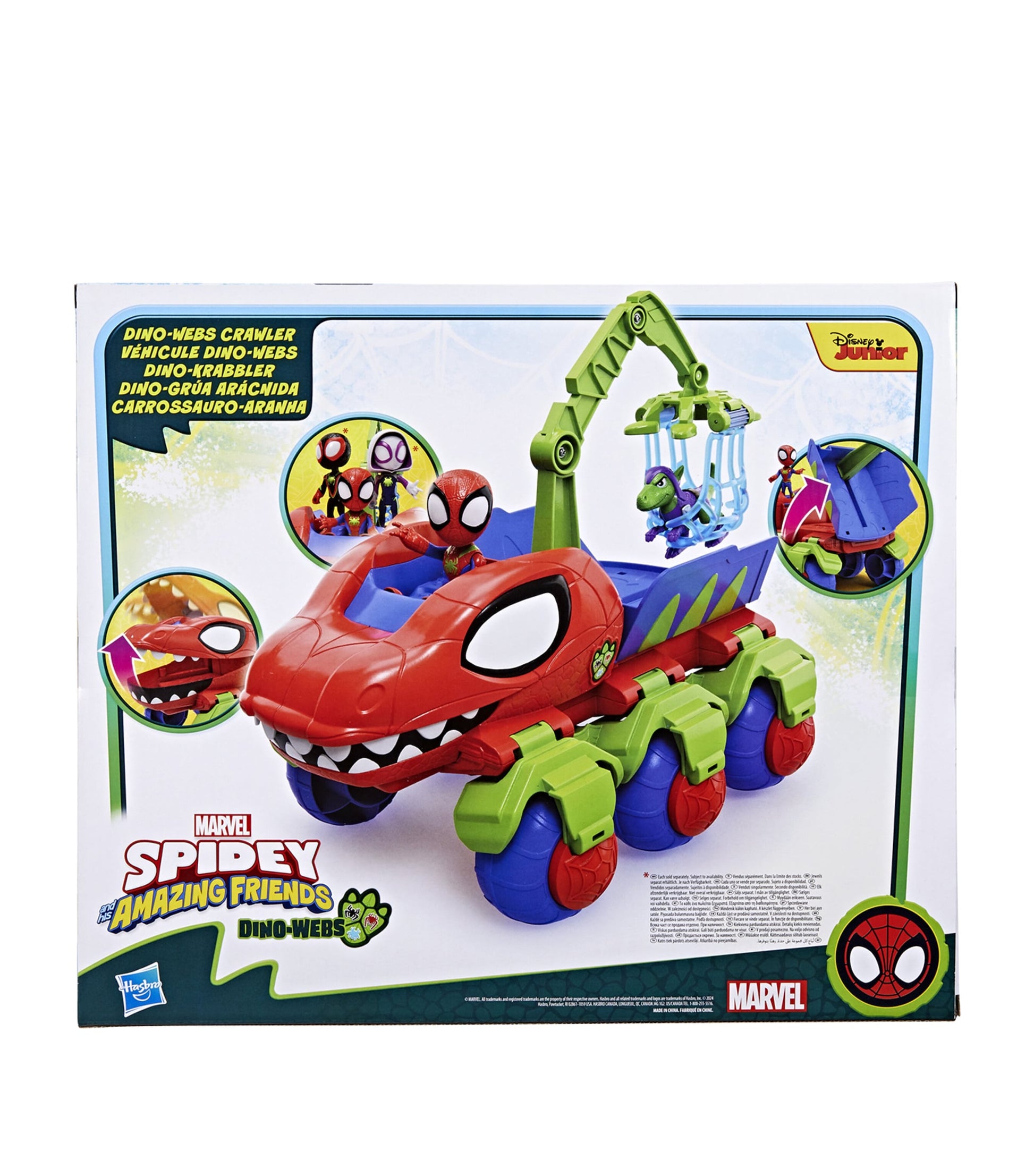 Marvel Spidey and His Amazing Friends Dino-Webs Crawler