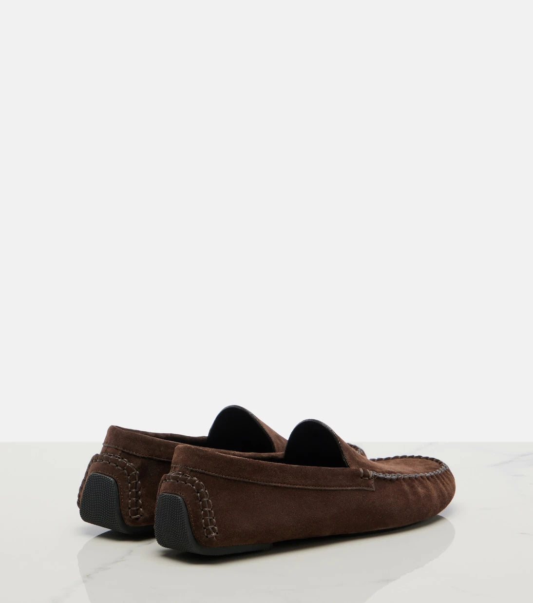 The Row - Lucca suede loafers