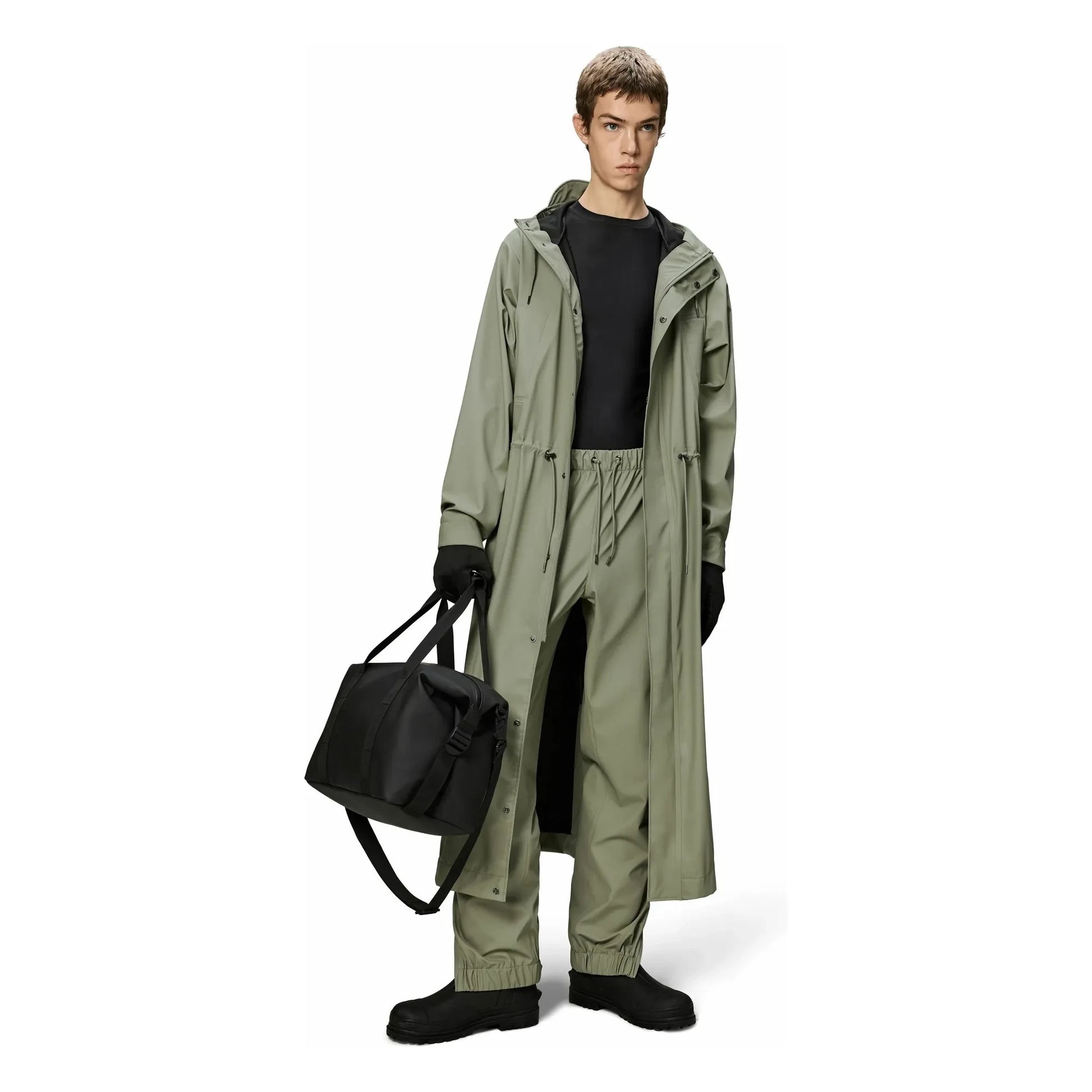 Rains - Bold W3 Long Jacket | Light khaki