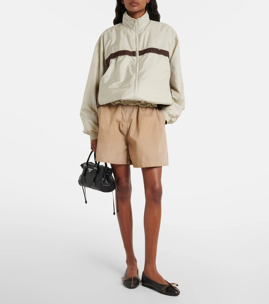 Prada - Prada Bonnie Small leather top-handle bag
