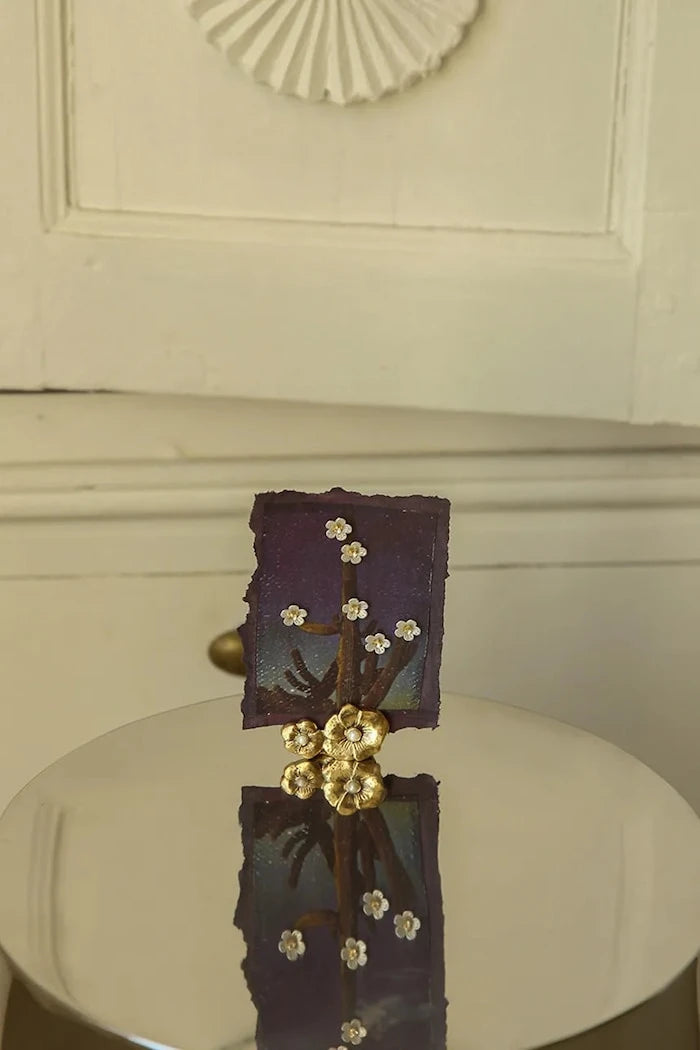 Doğum kartları için stand Doing Goods Zoey Flower 5 x 3 x 2 cm