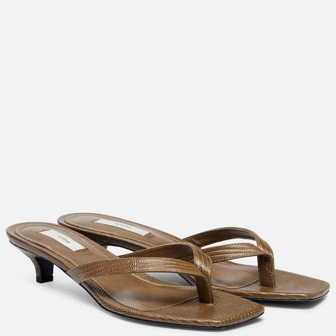 Toteme - Leather thong sandals