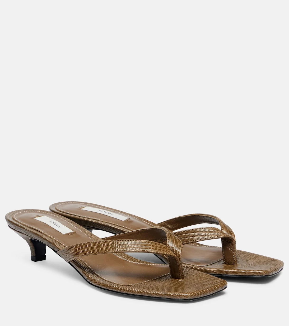 Toteme - Leather thong sandals