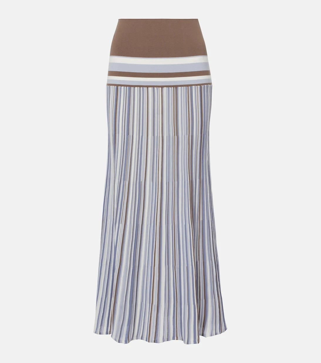 Faithfull - Citara striped cotton-blend maxi skirt