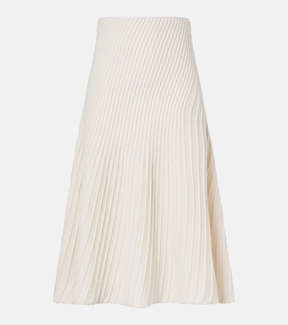Alaïa - Wool and cashmere midi skirt