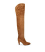 Chloé Brown Suede Eve Over-The-Knee Boots 85