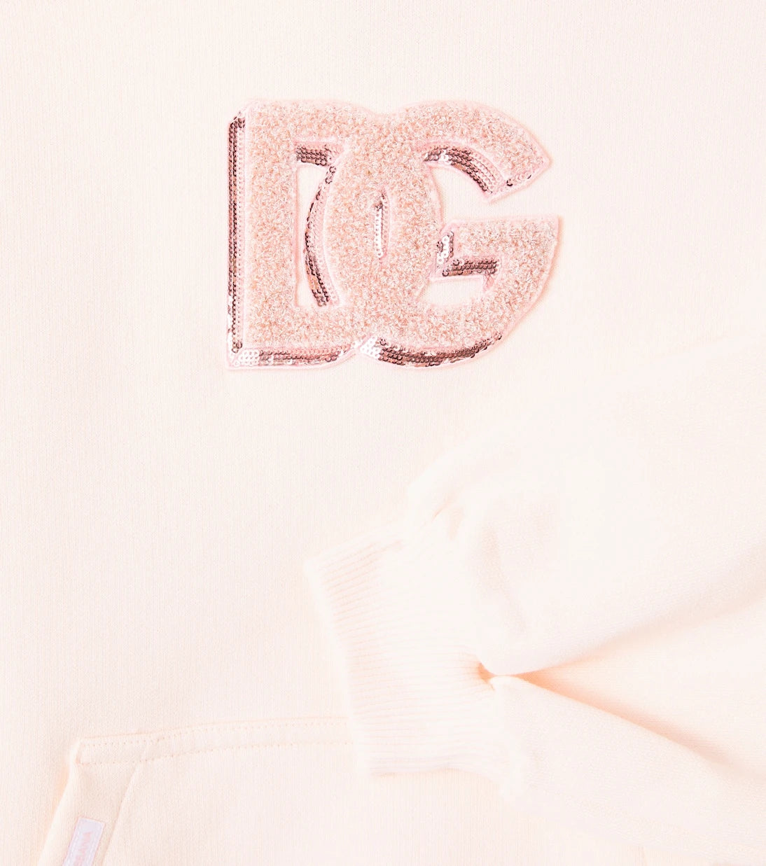 Dolce&Gabbana Kids - DG hooded cotton sweatshirt