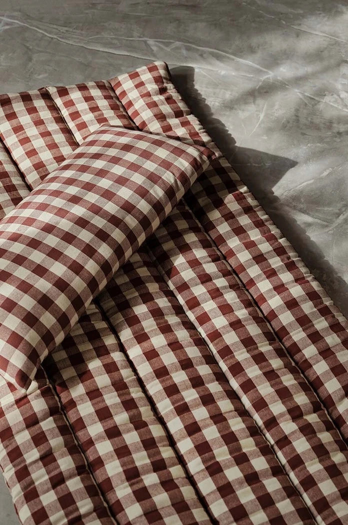 ferm LIVING Bothy Check Quilted Dekoratif Şilte 72 x 180 cm