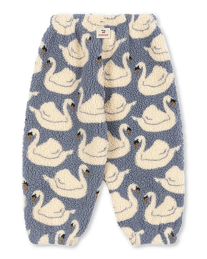 Konges Sløjd çocuk polar spor pantolonu JODY PANTS GRS
