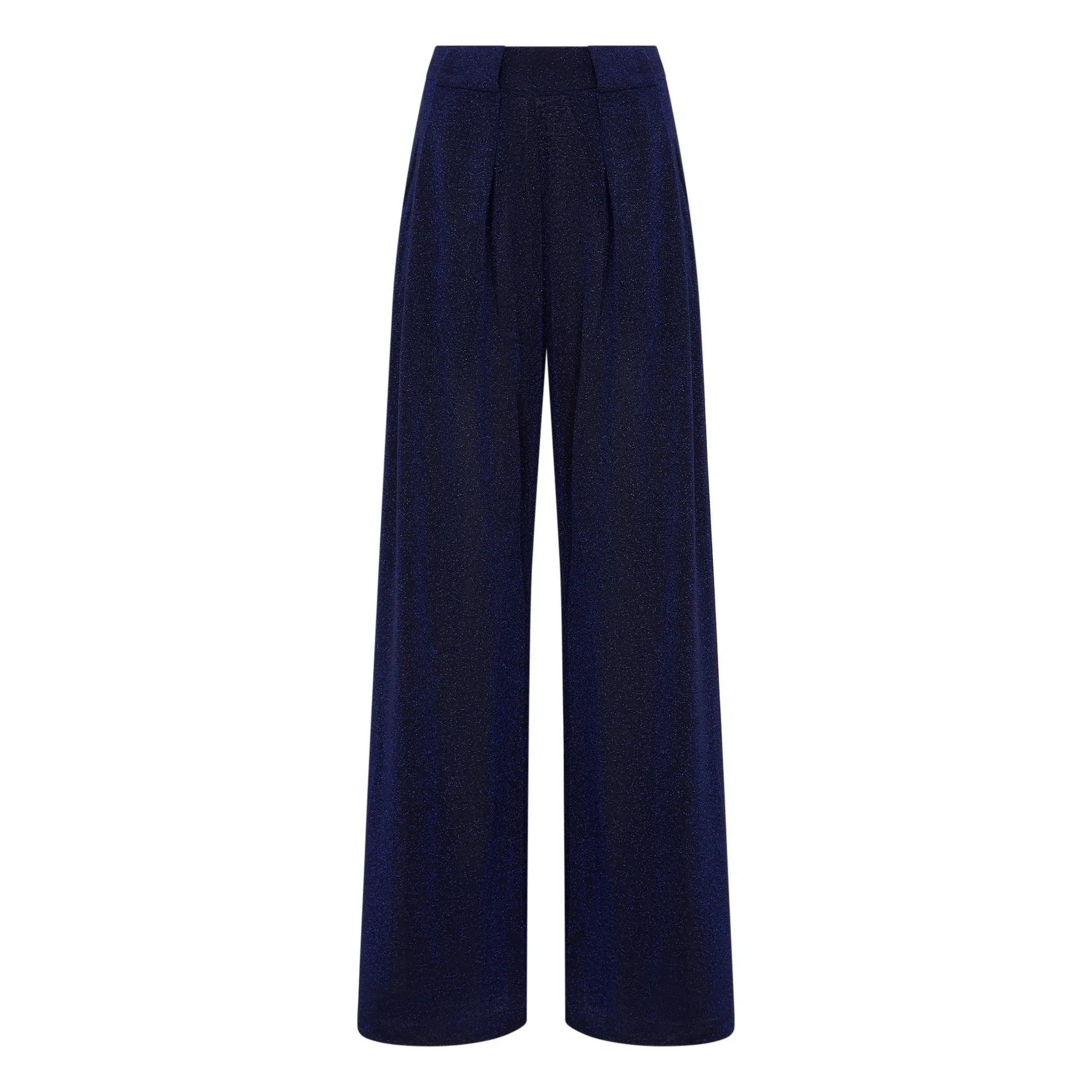 Momoni - Aspen Metallic Pants | Navy blue