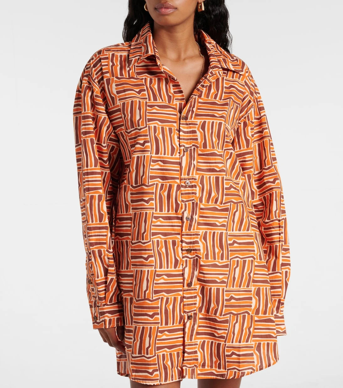 Faithfull - Striped cotton poplin shirt