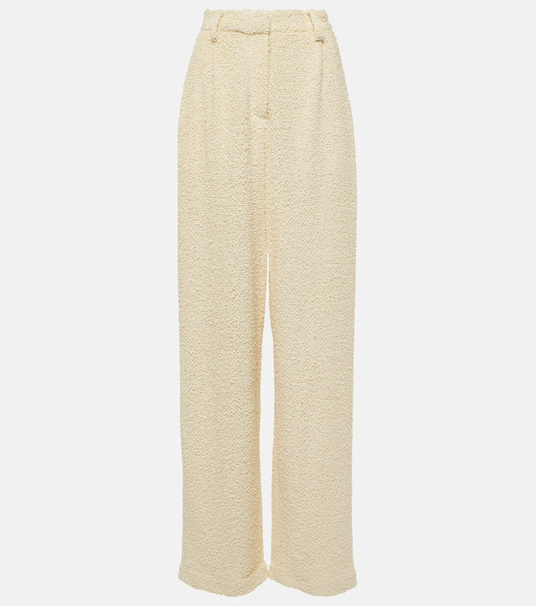 Magda Butrym - High-rise bouclé wide-leg pants