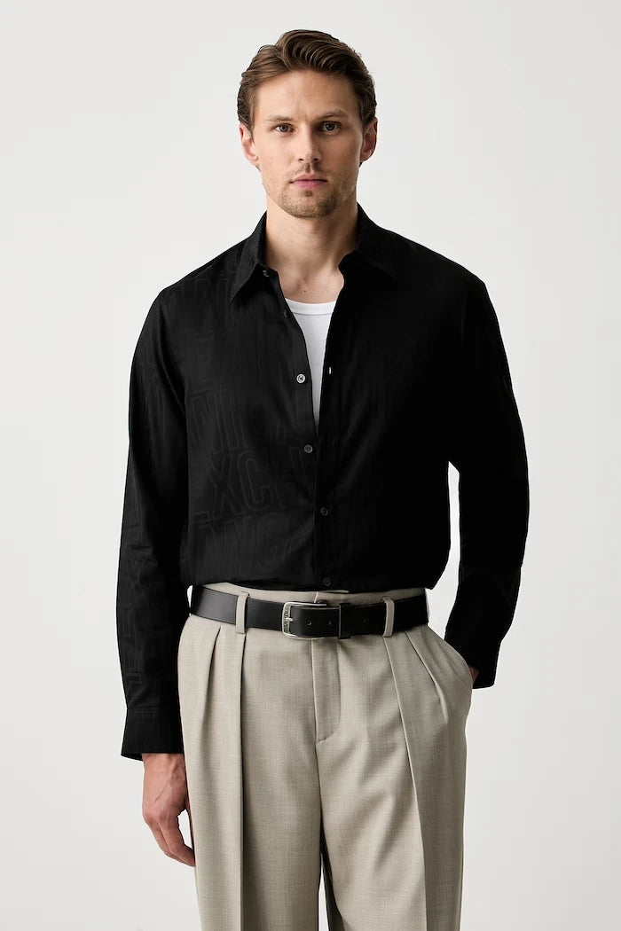 Armani Exchange erkek pamuklu gömlek