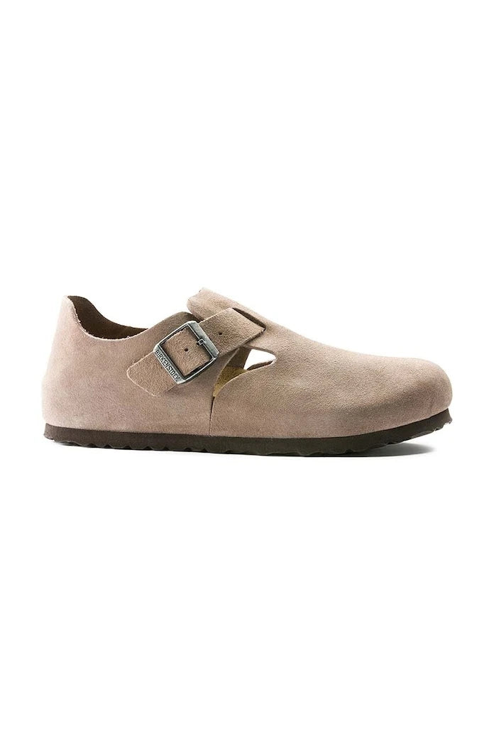 Половинки обувки от велур Birkenstock London