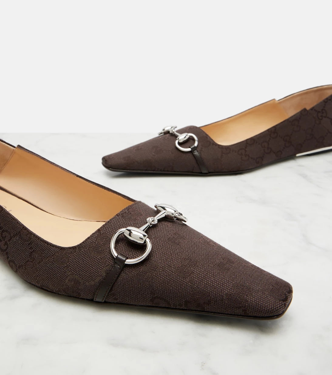 Gucci - Vittoria GG canvas ballet flats
