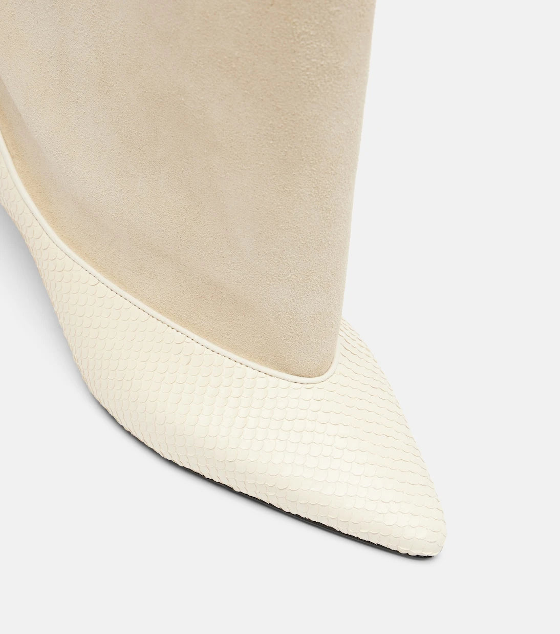 Jacquemus - Tourni leather and suede ankle boots
