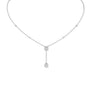 Messika White Gold and Diamond My Twin Pendant Necklace