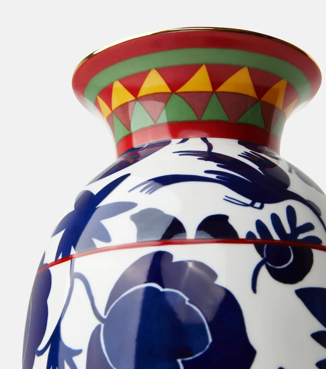 La DoubleJ - Wildbird Blu porcelain vase